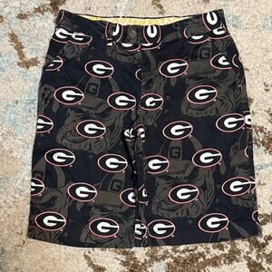 Loudmouth Georgia Bulldogs UGA Golf Shorts Size 30